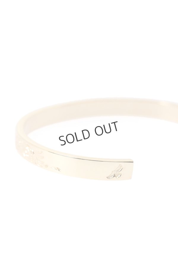 画像4: {SOLD}Taro Washimi タロウ ワシミ 鷲見太郎 diamond 2mm × K18 M arabesque design 5mm bangle{WT-BRACELET-120-BJS} (4)