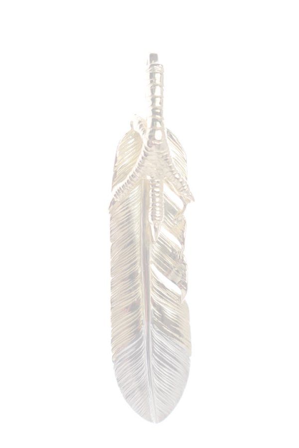 画像1:  {SOLD} Taro Washimi タロウ ワシミ 鷲見太郎 K18 eagle claw pendant × L K18 feather 925 top 01 {WT-PENDANT-1022A-AIA}  :WTPENDANT1022A-F  (1)