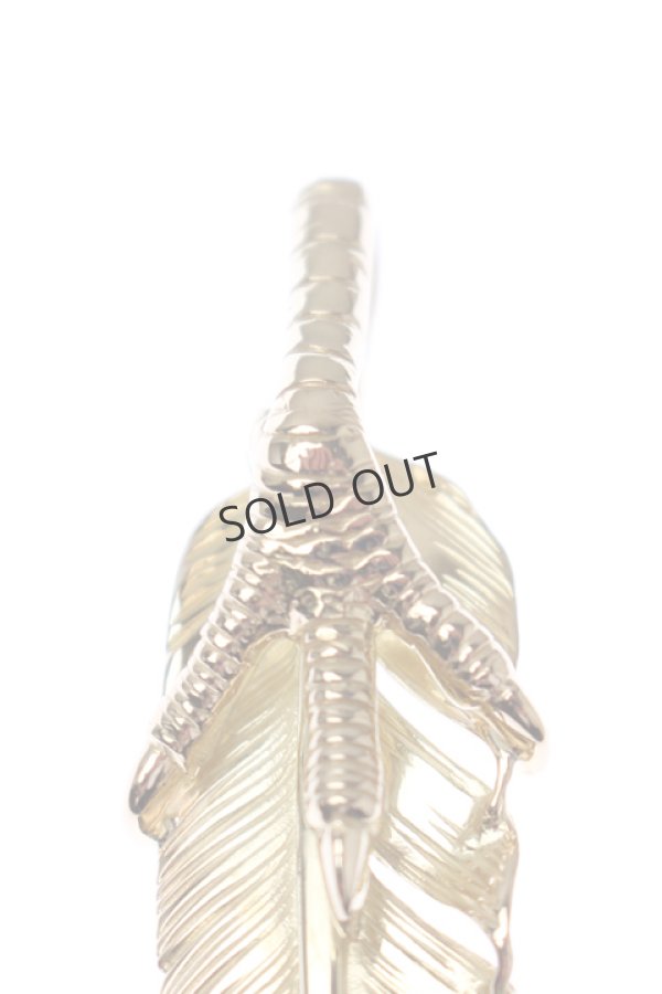 画像3: {SOLD}Taro Washimi タロウ ワシミ 鷲見太郎 K18 eagle claw pendant × L K18 feather 925 top 01{WT-PENDANT-1022A-AIA} (3)