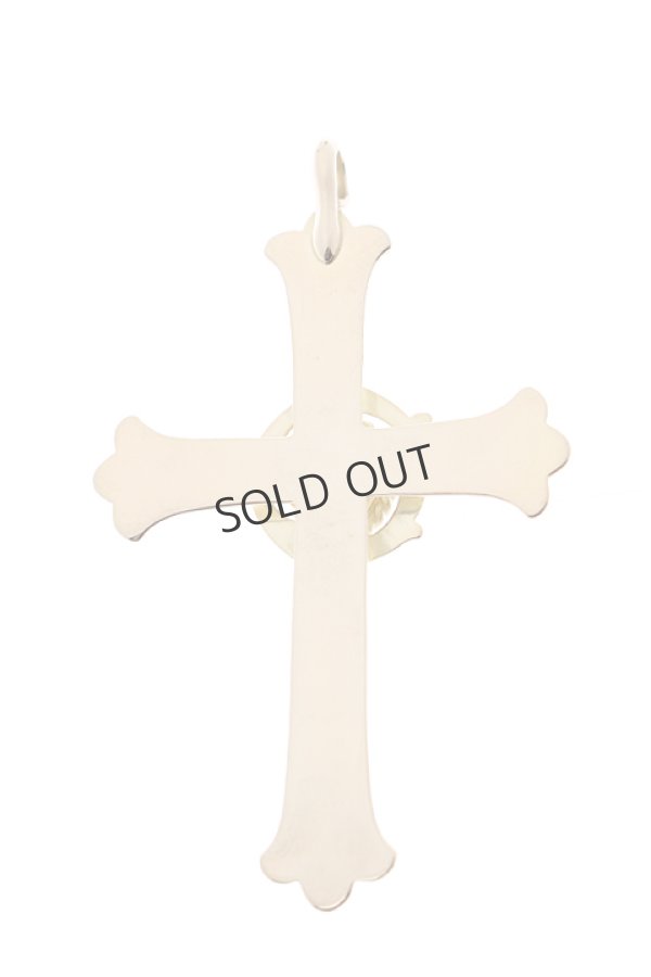 画像2: {SOLD}Taro Washimi タロウ ワシミ 鷲見太郎 TANZANITE × K18 cup(6×8) × solid K18 medicine wheel K18 cross pendant{WT-PENDANT-1022B-AIA} (2)