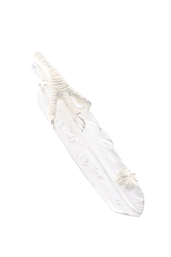 画像4:  {SOLD} Taro Washimi × TRAVIS WALKER（タロウ ワシミ × トラヴィスワーカー） L feather× eagle claw × Small Valor Cross {-BJS}  :WTW-02-F  (4)