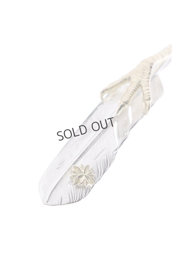 画像5: {SOLD}Taro Washimi × TRAVIS WALKER(タロウ ワシミ × トラヴィスワーカー) L feather× eagle claw × Small Valor Cross{-BJS} (5)
