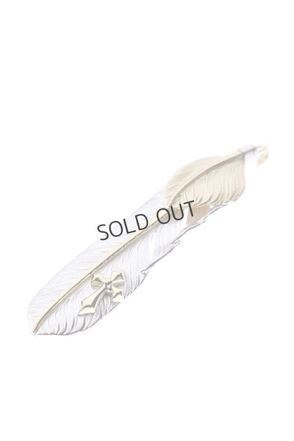 画像3: {SOLD}Taro Washimi × TRAVIS WALKER(タロウ ワシミ × トラヴィスワーカー) L feather × heart feather × Small Arrow Cross{-BJS} (3)