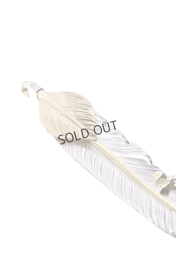 画像4: {SOLD}Taro Washimi × TRAVIS WALKER(タロウ ワシミ × トラヴィスワーカー) L feather × heart feather × Small Arrow Cross{-BJS} (4)