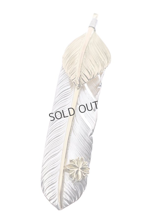 画像5: {SOLD}Taro Washimi × TRAVIS WALKER(タロウ ワシミ × トラヴィスワーカー) L feather × heart feather × Small Valor Cross{-BJS} (5)