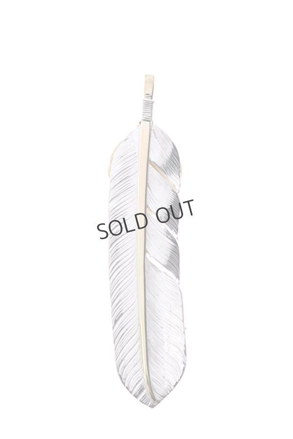 画像2: {SOLD}Taro Washimi × TRAVIS WALKER(タロウ ワシミ × トラヴィスワーカー) L feather × heart feather × Small Arrow Cross{-BJS} (2)