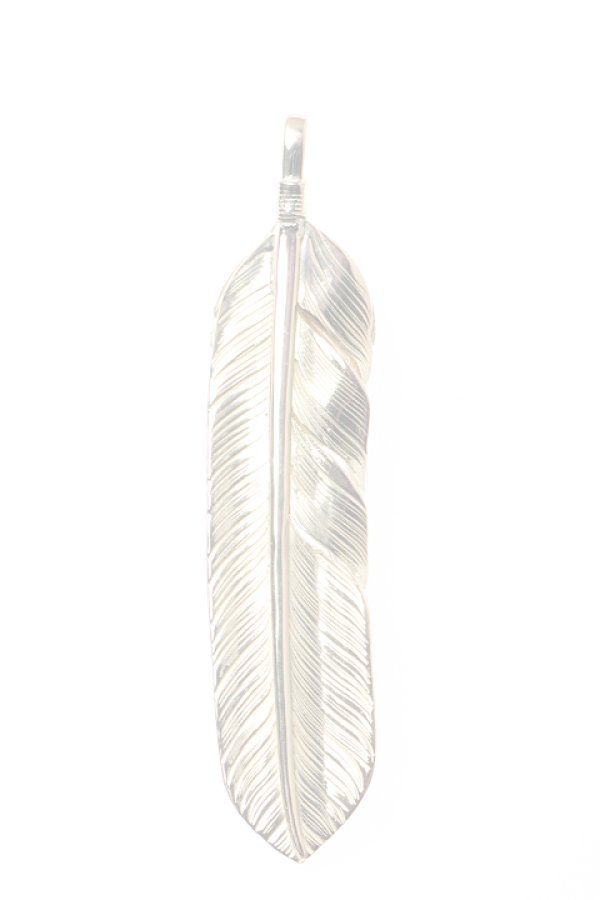 画像2:  {SOLD} Taro Washimi × TRAVIS WALKER（タロウ ワシミ × トラヴィスワーカー） L feather × heart feather × opal × Small Valor Cross {-BJS}  :WTW-12-F  (2)