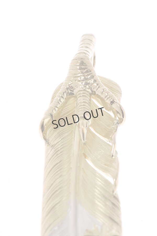 画像2: {SOLD}Taro Washimi × TRAVIS WALKER(タロウ ワシミ × トラヴィスワーカー) L feather × eagle claw × Small Valor Cross{-BJS} (2)