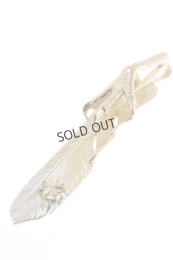 画像4: {SOLD}Taro Washimi × TRAVIS WALKER(タロウ ワシミ × トラヴィスワーカー) L feather × eagle claw × Small Valor Cross{-BJS} (4)