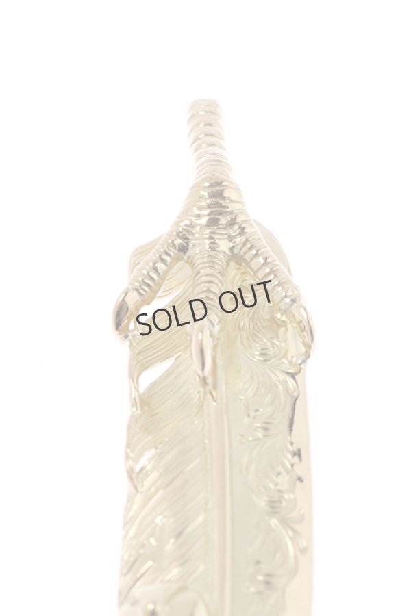 画像2: {SOLD}Taro Washimi × TRAVIS WALKER(タロウ ワシミ × トラヴィスワーカー) L feather × eagle claw × Small Malibu Cross{-BJS} (2)