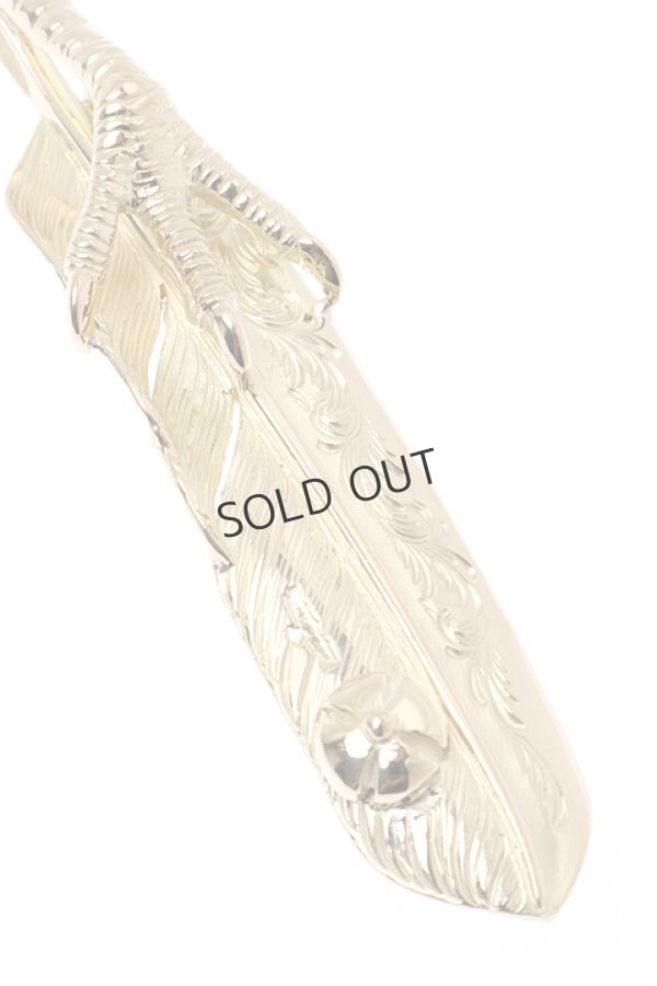 画像3: {SOLD}Taro Washimi × TRAVIS WALKER(タロウ ワシミ × トラヴィスワーカー) L feather × eagle claw × Small Malibu Cross{-BJS} (3)