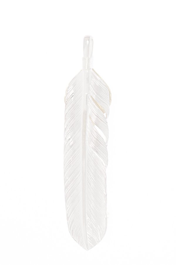 画像5:  {SOLD} Taro Washimi × TRAVIS WALKER（タロウ ワシミ × トラヴィスワーカー） L feather × heart feather × opal × Small Valor Cross {-BJS}  :WTW-15-F  (5)
