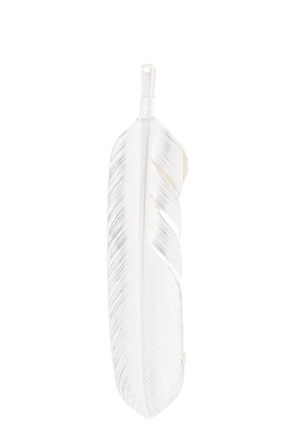 画像5:  {SOLD} Taro Washimi × TRAVIS WALKER（タロウ ワシミ × トラヴィスワーカー） L feather × heart feather × opal × Small Malibu Cross {-BJS}  :WTW-16-F  (5)