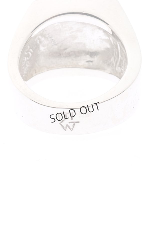 画像5: {SOLD}Taro Washimi × TRAVIS WALKER(タロウ ワシミ × トラヴィスワーカー) Canvas Ring w/Arabesque Design{-BJS} (5)