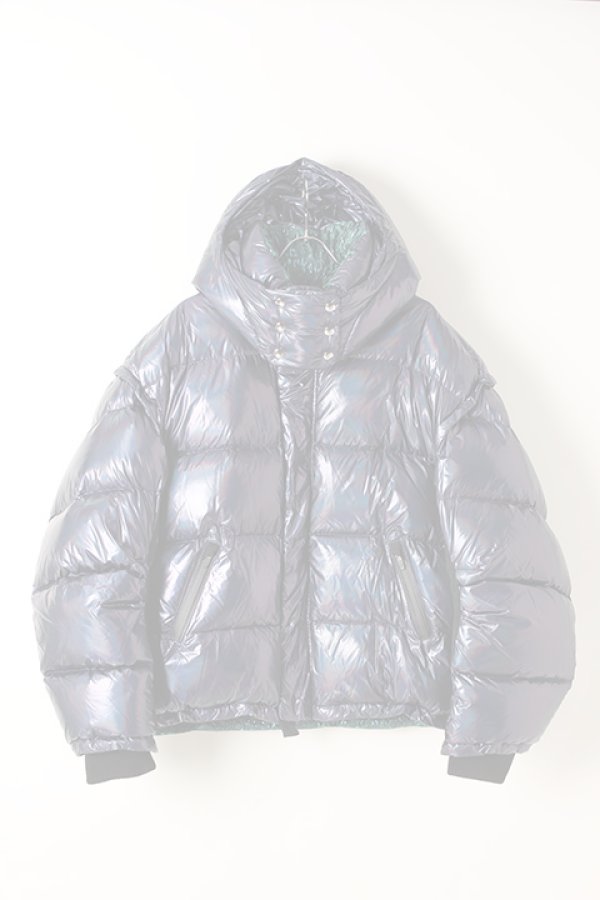 画像1:   FAITH CONNEXION フェイスコネクション REVERSIBLE DOWN BOMBER JACKET{X1104T00432-PTL-AIA} (1)