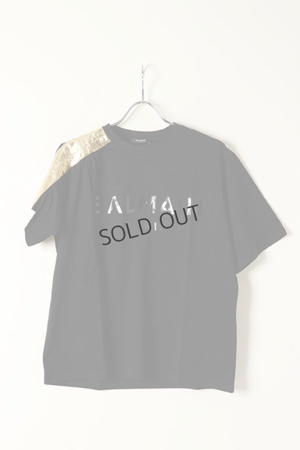 画像1: {SOLD}BALMAIN バルマン BF2 SHOULDER GOLD TAPE BALMAIN TS{XF0EG020BB43-EAP-BBS} (1)