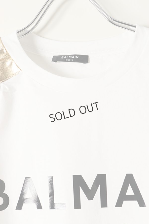 画像2: BALMAIN バルマン BF2 SHOULDER GOLD TAPE BALMAIN TS{XF0EG020BB43-GAB-BBS} (2)