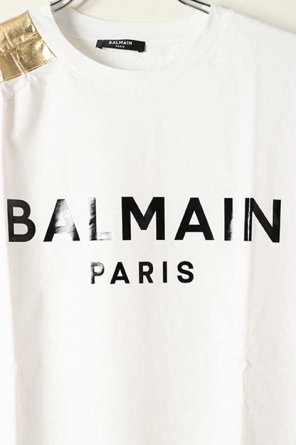 画像4: 【 50%OFF セール86,900円→43,450円】 BALMAIN バルマン BF2 SHOULDER GOLD TAPE BALMAIN TS{XF0EG020BB43-GAB-BBS} (4)