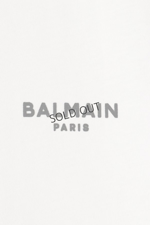 画像4: {SOLD}BALMAIN バルマン BH2 T-SHIRTS C-F S-LOGO{XH0EF000BB04-GAB-BBS} (4)