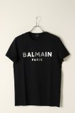 画像1: {SOLD}BALMAIN バルマン BH2 T-SHIRTS C-F FOIL-LOGO{XH0EF000BB29-EAC-BBS} (1)