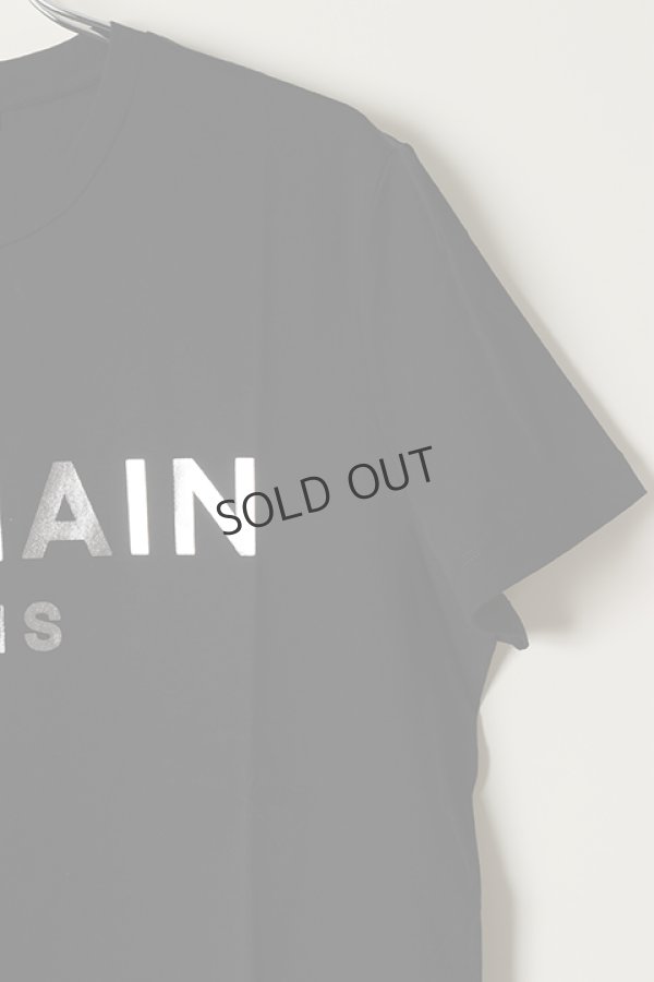 画像3: {SOLD}BALMAIN バルマン BH2 T-SHIRTS C-F FOIL-LOGO{XH0EF000BB29-EAC-BBS} (3)