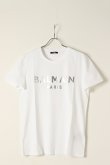 画像1: BALMAIN バルマン BH2 T-SHIRTS C-F FOIL-LOGO{XH0EF000BB29-GAC-BBS} (1)