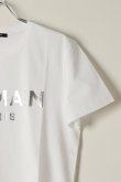 画像3: BALMAIN バルマン BH2 T-SHIRTS C-F FOIL-LOGO{XH0EF000BB29-GAC-BBS} (3)