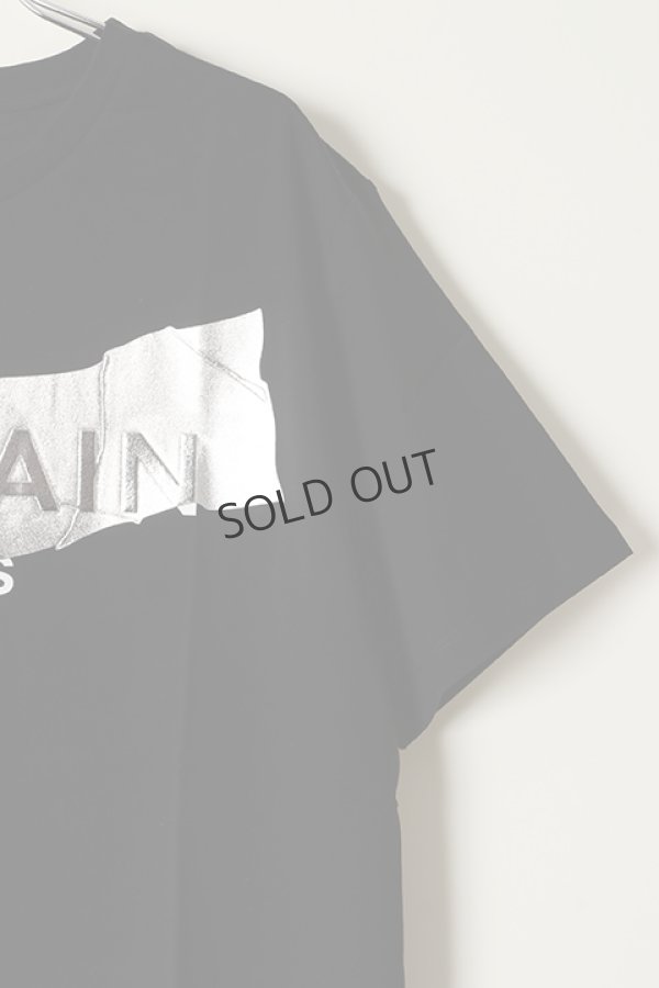 画像3: {SOLD}BALMAIN バルマン BH2 T-SHIRTS BULKY SILVER TAPE{XH0EG010BB48-EBB-BBS} (3)