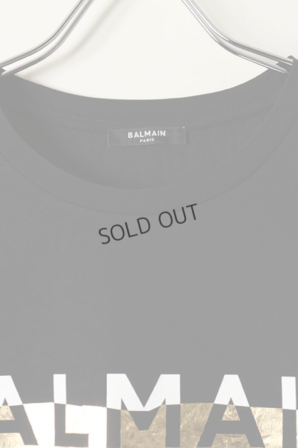 画像2: {SOLD}BALMAIN バルマン BH2 T-SHIRTS BULKY FOIL TAPE{XH0EG010BB59-EDC-BBS} (2)