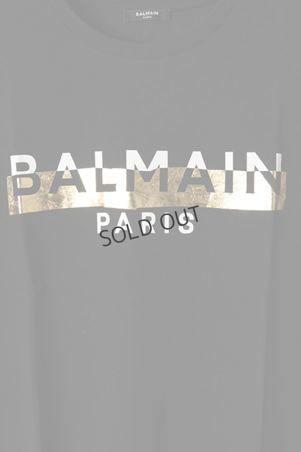 画像4: {SOLD}BALMAIN バルマン BH2 T-SHIRTS BULKY FOIL TAPE{XH0EG010BB59-EDC-BBS} (4)