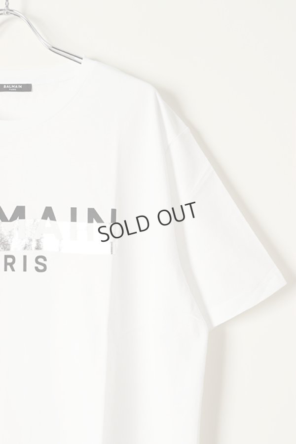 画像3: {SOLD}BALMAIN バルマン BH2 T-SHIRTS BULKY FOIL TAPE{XH0EG010BB59-GIM-BBS} (3)