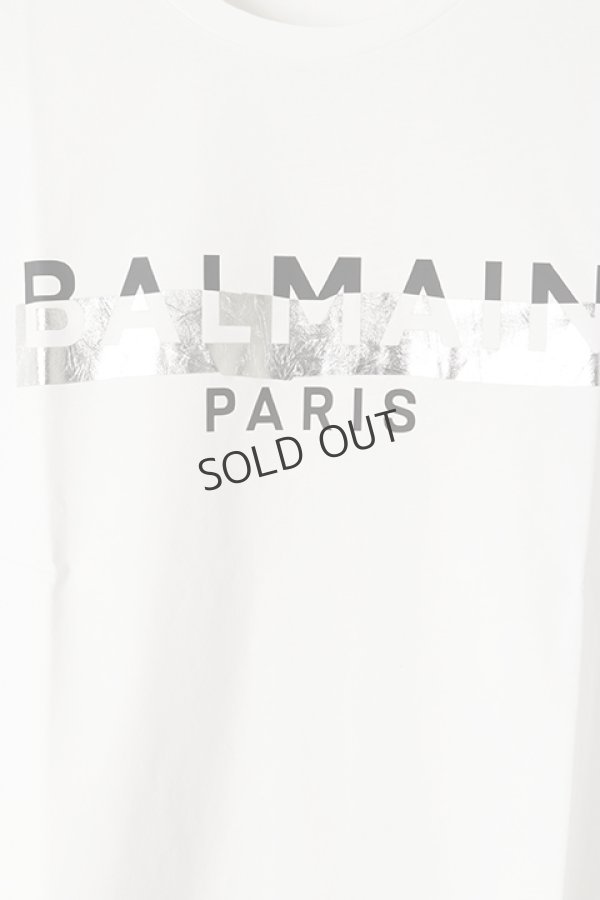 画像4: {SOLD}BALMAIN バルマン BH2 T-SHIRTS BULKY FOIL TAPE{XH0EG010BB59-GIM-BBS} (4)