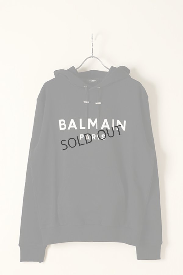 画像1: {SOLD}BALMAIN バルマン BALMAIN PRINT HOODIE{-BBA} (1)