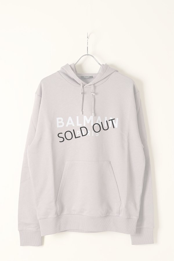 画像1: {SOLD}BALMAIN バルマン BALMAIN PRINT HOODIE{-BBA} (1)
