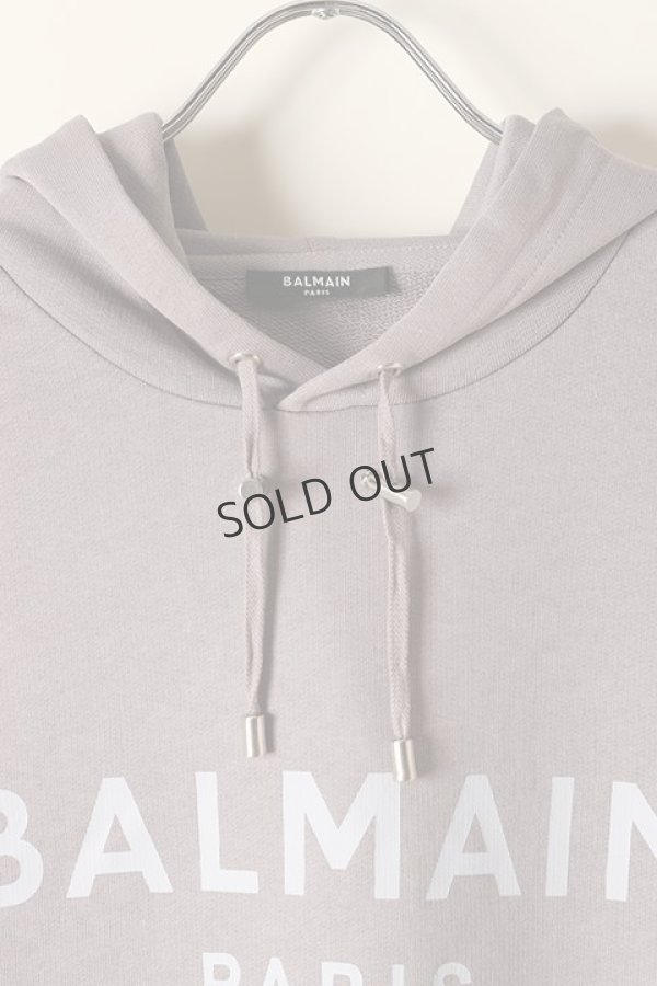 画像2: {SOLD}BALMAIN バルマン BALMAIN PRINT HOODIE{-BBA} (2)