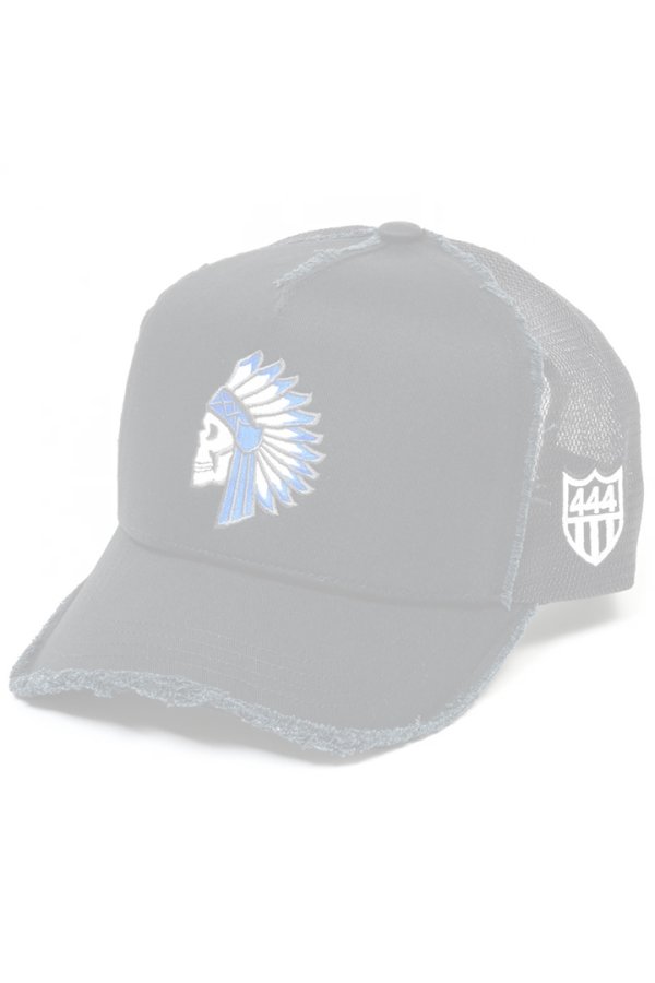 画像1:   YOSHINORI KOTAKE DESIGN ヨシノリコタケ YKD-INDSKL BLK BLK GRY/BLU/WHT {-BDA}  :YK-BDA-10-F  (1)