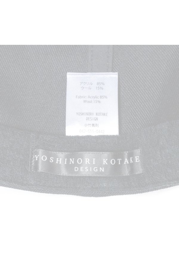 画像5:  {SOLD} YOSHINORI KOTAKE DESIGN ヨシノリコタケ 【フラットバイザー】YKF3D-444LILY BLK WHT {-BDA}  :YK-BDA-11-F  (5)