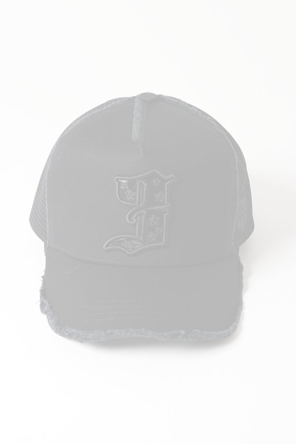 画像2:   YOSHINORI KOTAKE DESIGN ヨシノリコタケ メッシュキャップ YK3DE★-3 BLK BLK BLK/BLK {-BES}  :YK-BES-01-F  (2)