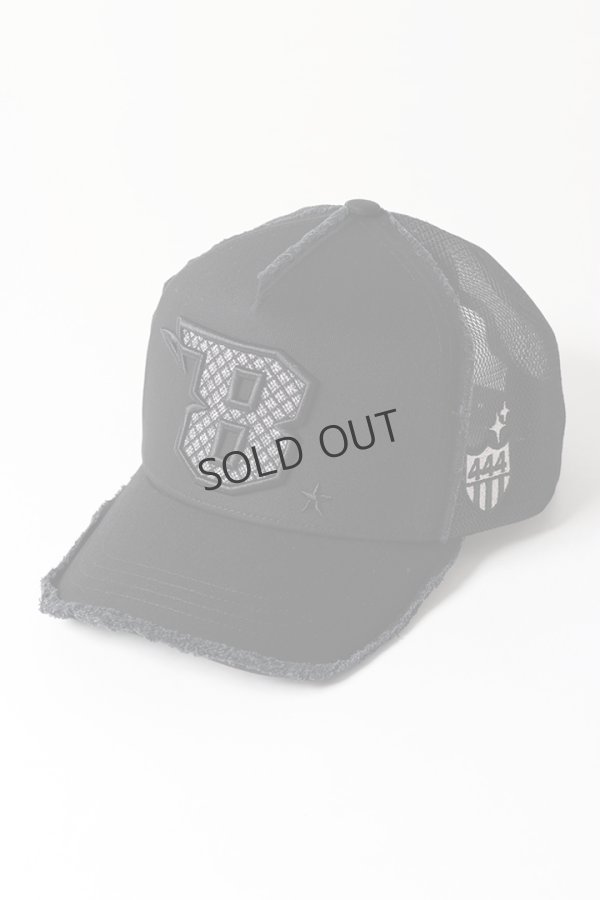 画像1: {SOLD}YOSHINORI KOTAKE DESIGN ヨシノリコタケ メッシュキャップ YK3DE-SH8★ BLK BLK BLK/SIL{-BES} (1)