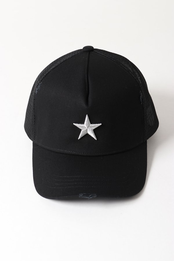 画像2: YOSHINORI KOTAKE DESIGN ヨシノリコタケ メッシュキャップ YK3D-☆-D BLK BLK SIL{-BES} (2)
