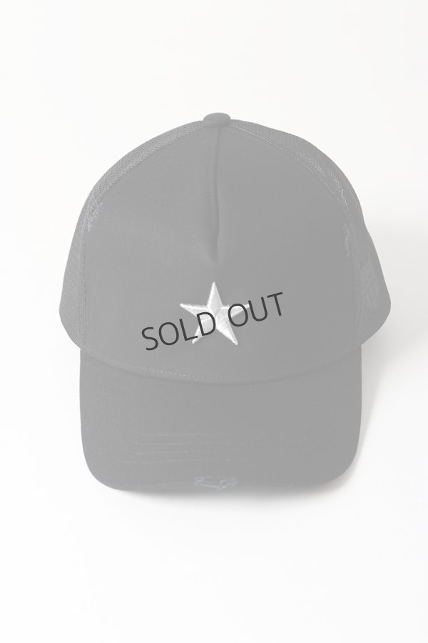 画像2: {SOLD}YOSHINORI KOTAKE DESIGN ヨシノリコタケ メッシュキャップ YK3D-☆-D BLK BLK SIL{-BES} (2)