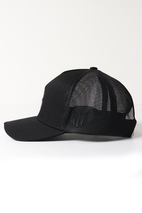画像3: YOSHINORI KOTAKE DESIGN ヨシノリコタケ メッシュキャップ YK3D-☆-D BLK BLK SIL{-BES} (3)
