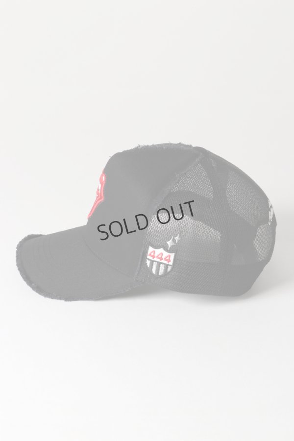 画像5: {SOLD}YOSHINORI KOTAKE DESIGN ヨシノリコタケ メッシュキャップ ローリングストーンズデザイン YK3DE-RS444 BLK BLK RED/WHT THE ROLLING STONES{-BES} (5)