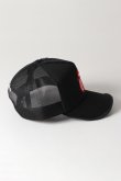 画像7: YOSHINORI KOTAKE DESIGN ヨシノリコタケ メッシュキャップ ローリングストーンズデザイン YK3DE-RS444 BLK BLK RED/WHT THE ROLLING STONES{-BES} (7)