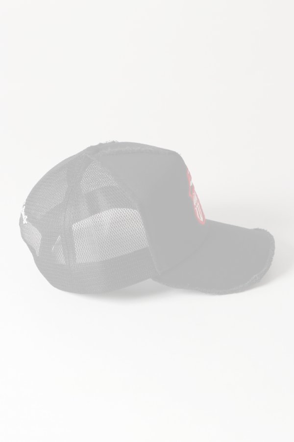 画像7:   YOSHINORI KOTAKE DESIGN ヨシノリコタケ メッシュキャップ ローリングストーンズデザイン YK3DE-RS444 BLK BLK RED/WHT THE ROLLING STONES {-BES}  :YK-BES-10-F  (7)