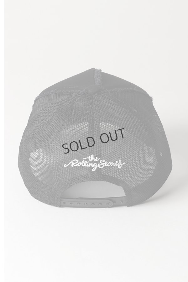 画像8: {SOLD}YOSHINORI KOTAKE DESIGN ヨシノリコタケ メッシュキャップ ローリングストーンズデザイン YK3DE-RS444 BLK BLK RED/WHT THE ROLLING STONES{-BES} (8)