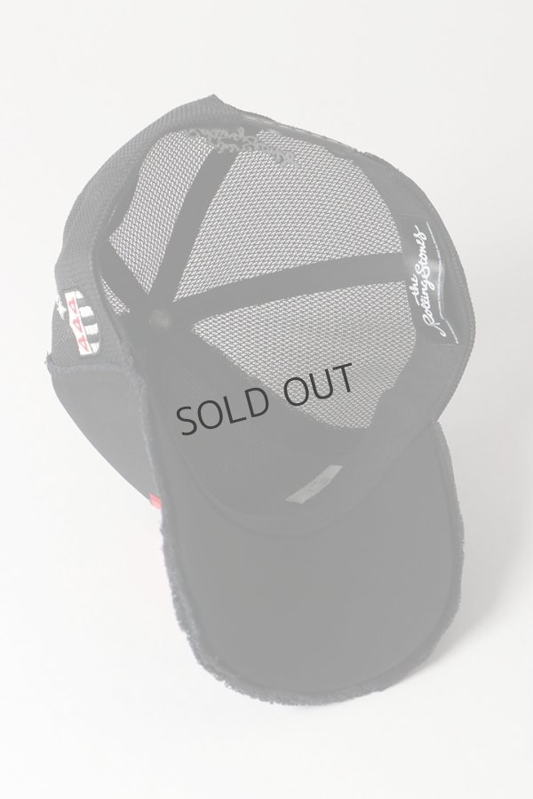 画像10: {SOLD}YOSHINORI KOTAKE DESIGN ヨシノリコタケ メッシュキャップ ローリングストーンズデザイン YK3DE-RS444 BLK BLK RED/WHT THE ROLLING STONES{-BES} (10)