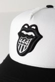 画像2: YOSHINORI KOTAKE DESIGN ヨシノリコタケ メッシュキャップ ローリングストーンズデザイン YK3DE-RS444 BLK/WHT BLK BLK/WHT{-BES} (2)