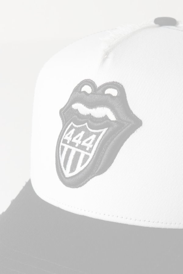 画像2:   YOSHINORI KOTAKE DESIGN ヨシノリコタケ メッシュキャップ ローリングストーンズデザイン YK3DE-RS444 BLK/WHT BLK BLK/WHT {-BES}  :YK-BES-11-F  (2)
