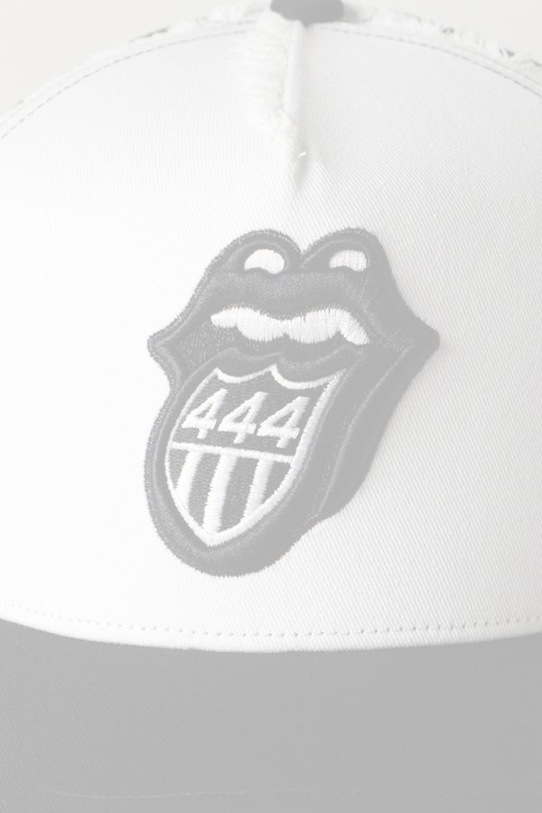 画像4:   YOSHINORI KOTAKE DESIGN ヨシノリコタケ メッシュキャップ ローリングストーンズデザイン YK3DE-RS444 BLK/WHT BLK BLK/WHT {-BES}  :YK-BES-11-F  (4)
